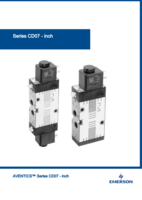 CD07 INCH SERIES: 5/2-DIRECTIONAL VALVES